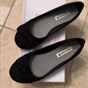 Brand new black AE flats size 6